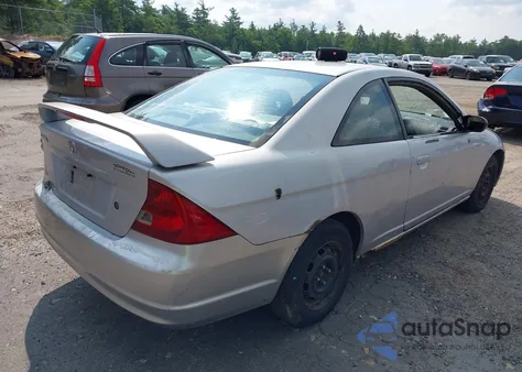 2002 Honda Civic Lx из США, поврежденный, VIN 1HGEM22642L062933